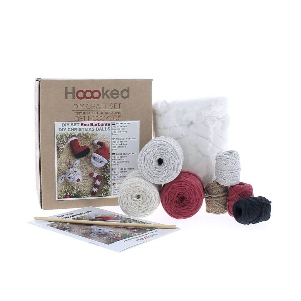 Hoooked Hoooked DIY Häkelset Weihnachtsschmuck Lieblingsgarn