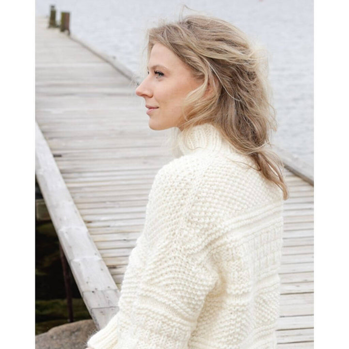 Drops Damen Pullover Ice Tide Strickanleitung - Drops (PDF) Lieblingsgarn