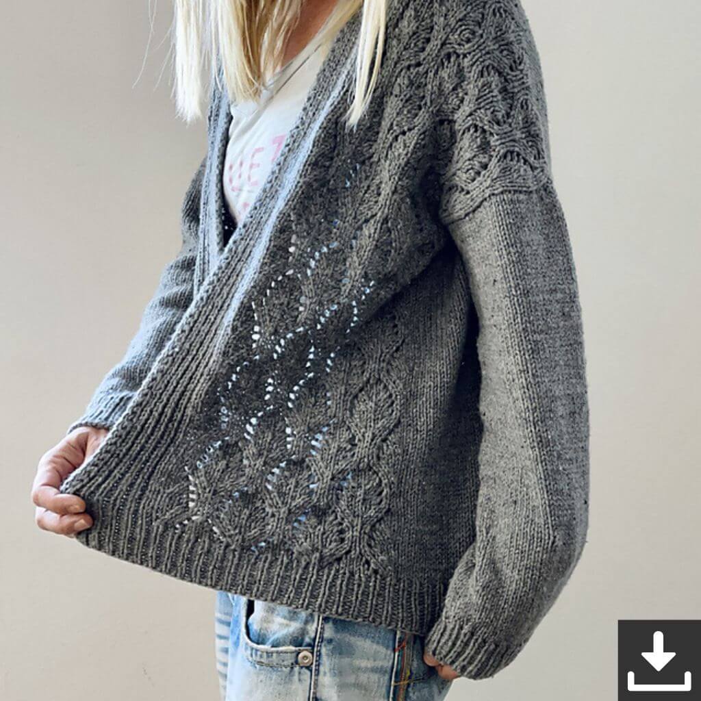 Isabell Kraemer Pattern Cardigan Elah Strickanleitung - Isabell Kraemer (PDF) Lieblingsgarn