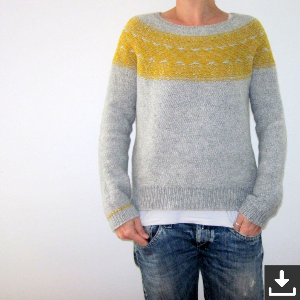 Isabell Kraemer Pattern Pullover Humulus Strickanleitung - Isabell Kraemer (PDF) Lieblingsgarn