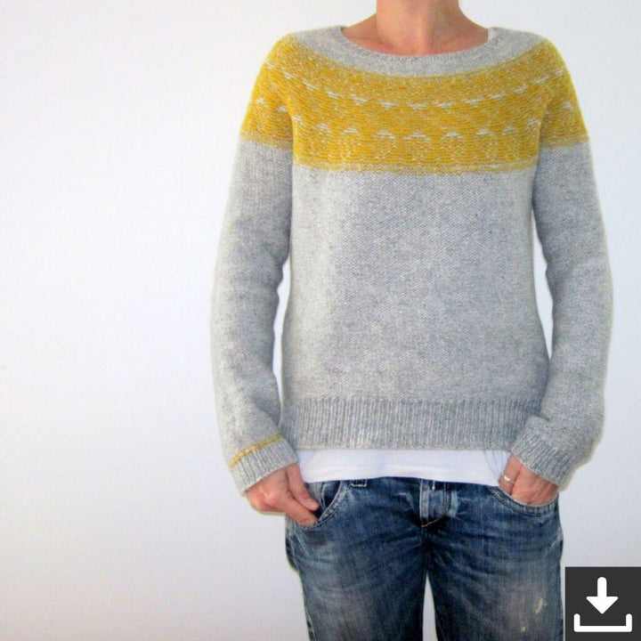 Isabell Kraemer Pattern Pullover Humulus Strickanleitung - Isabell Kraemer (PDF) Lieblingsgarn