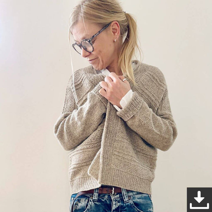 Isabell Kraemer Pattern Cardigan Juttu Strickanleitung - Isabell Kraemer (PDF) Lieblingsgarn