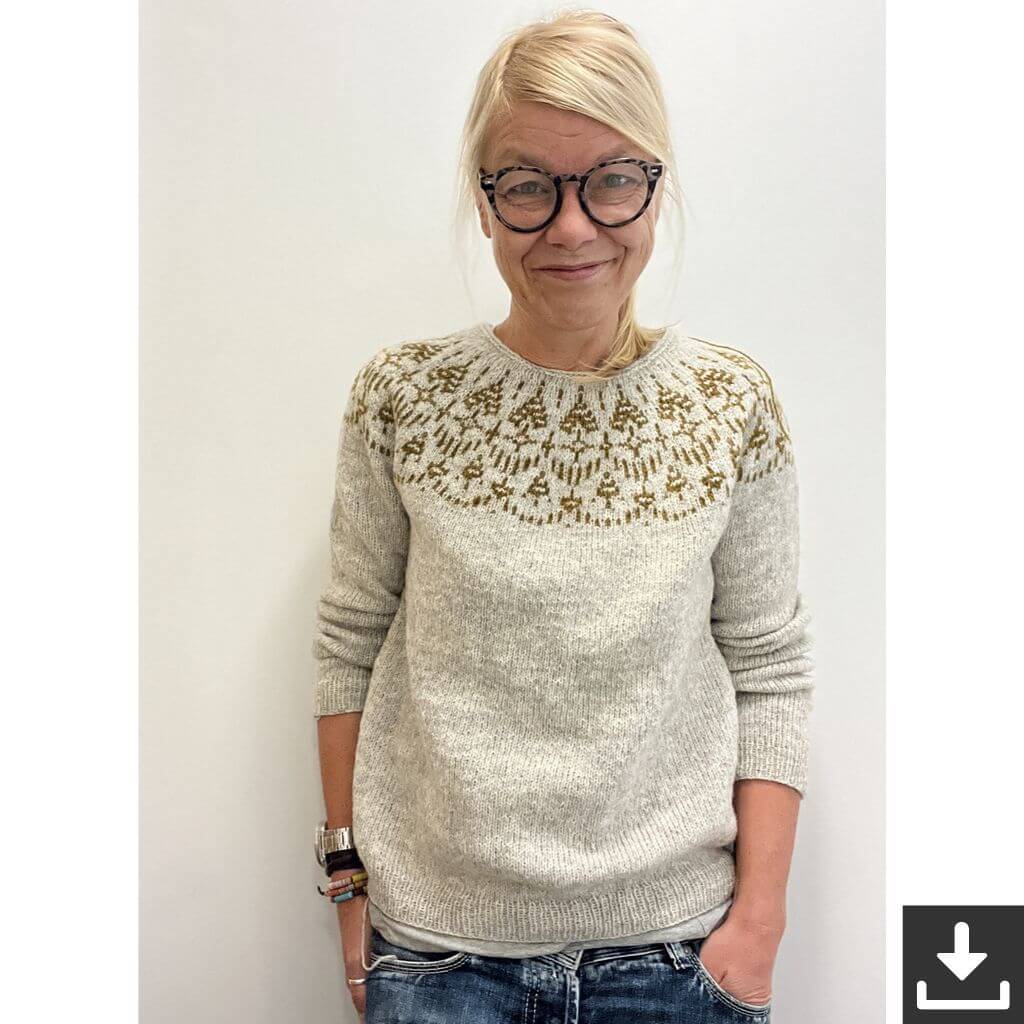 Isabell Kraemer Pattern Pullover Yule do Strickanleitung - Isabell Kraemer (PDF) Lieblingsgarn
