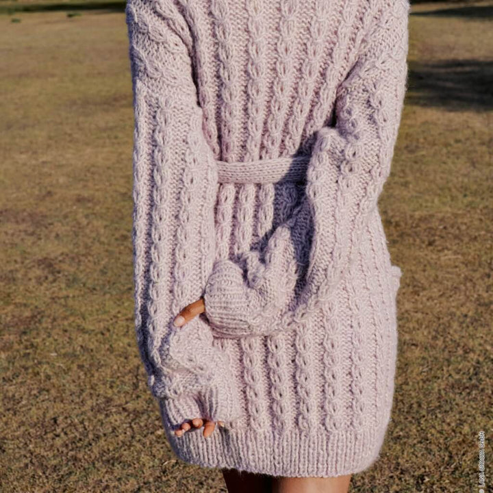 Lana Grossa Pattern Langer Cardigan Strickset - Lana Grossa (PDF) Lieblingsgarn