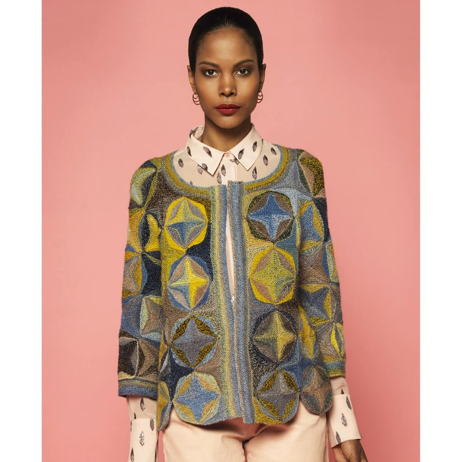 Schoppel Wolle Jacke Miss Blue Strickanleitung - Schoppel Design Lieblingsgarn