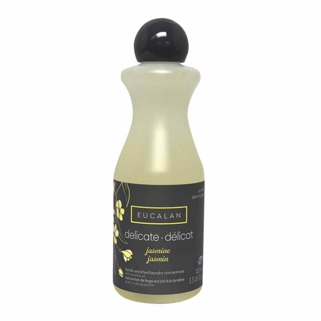 Eucalan 100 ml / Jasmin Eucalan 500 ml - Waschmittel für Wolle, Seide und Naturfasern Lieblingsgarn