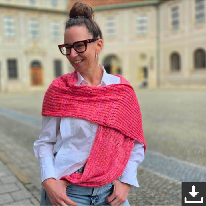 Joél Joél Design Pattern Kariba Schal Strickanleitung - Joel Joel Design (PDF) Lieblingsgarn