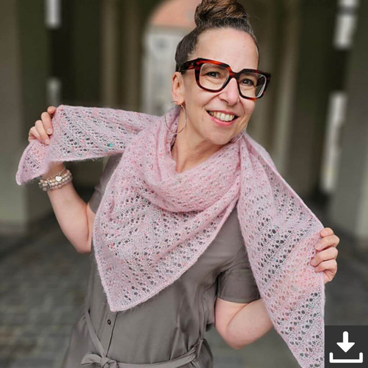 Joel Joel Design Pattern Tuch Emila Strickanleitung - Joel Joel Design (PDF) Lieblingsgarn