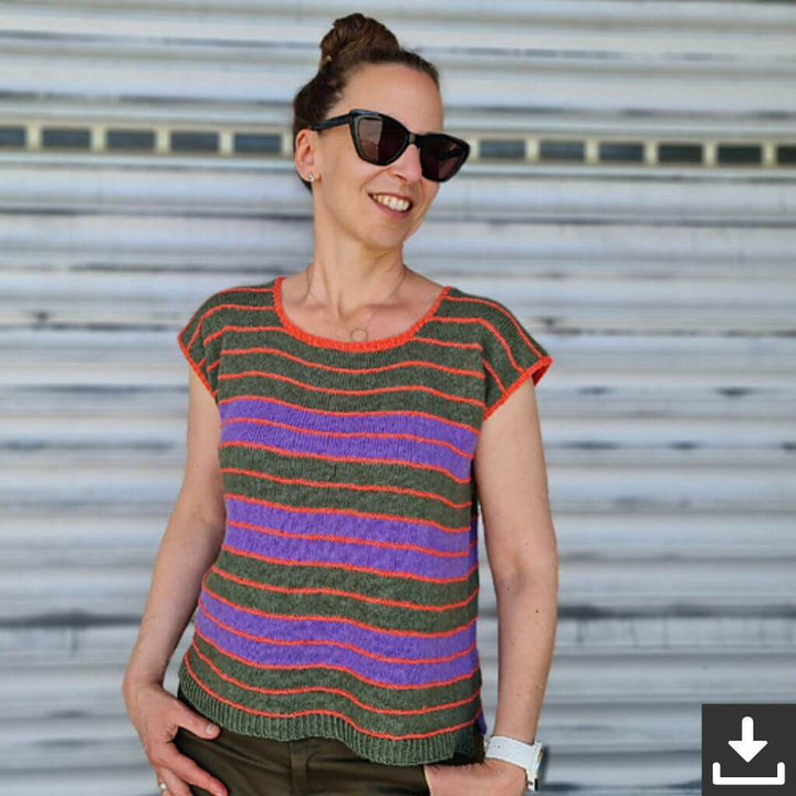 Joel Joel Design Pattern Shirt Kamara Strickanleitung - Joe Joel Design (PDF) Lieblingsgarn