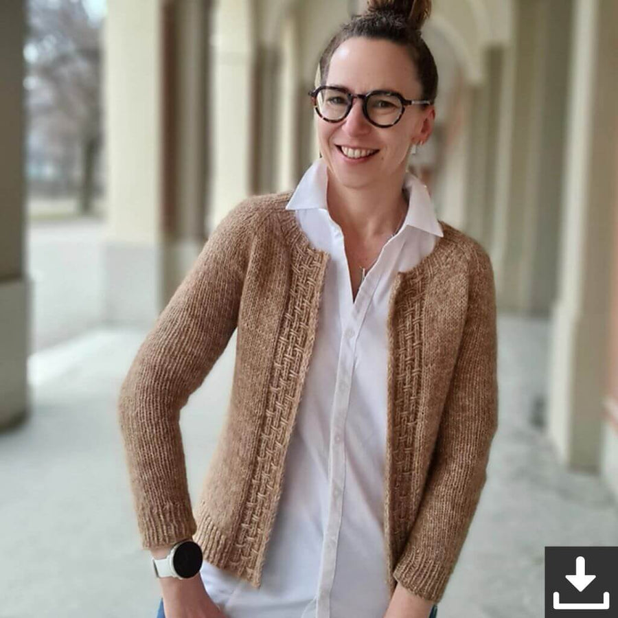 Joel Joel Design Pattern Cardigan Kolina Strickanleitung - Joel Joel Design (PDF) Lieblingsgarn