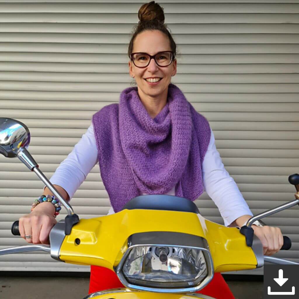 Joel Joel Design Pattern Tuch Meline Strickanleitung - Joel Joel Design (PDF) Lieblingsgarn