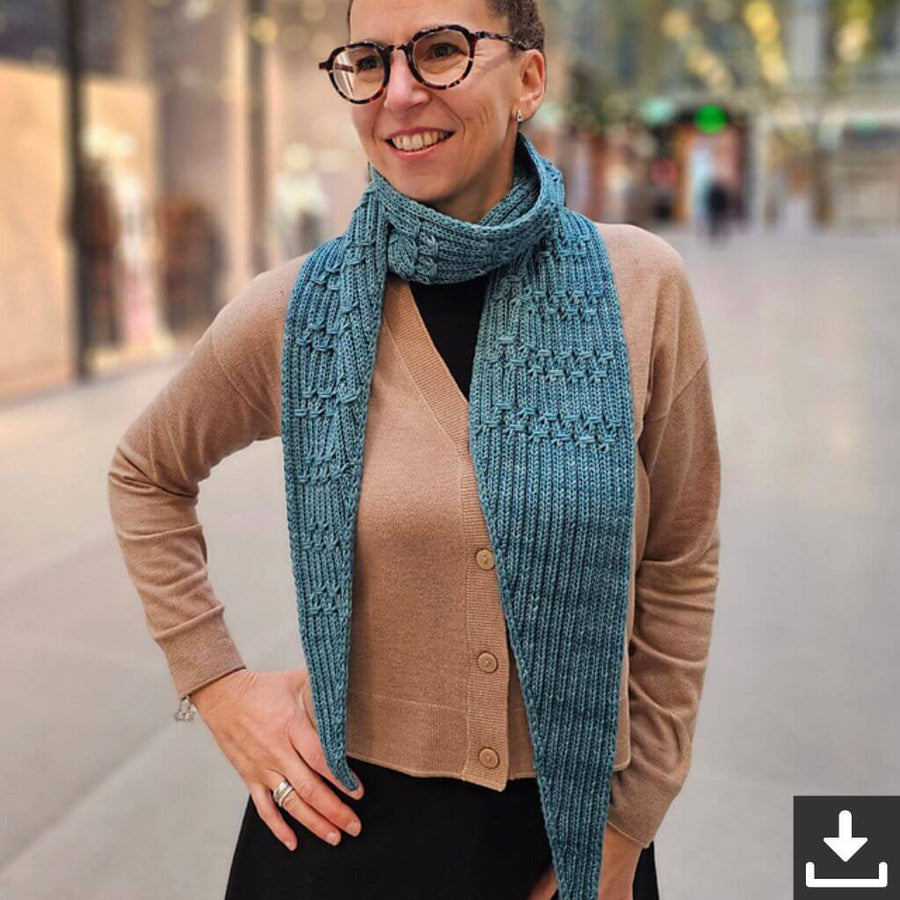 Joel Joel Design Pattern Schal Mikula Strickanleitung - Joel Joel Design (PDF) Lieblingsgarn