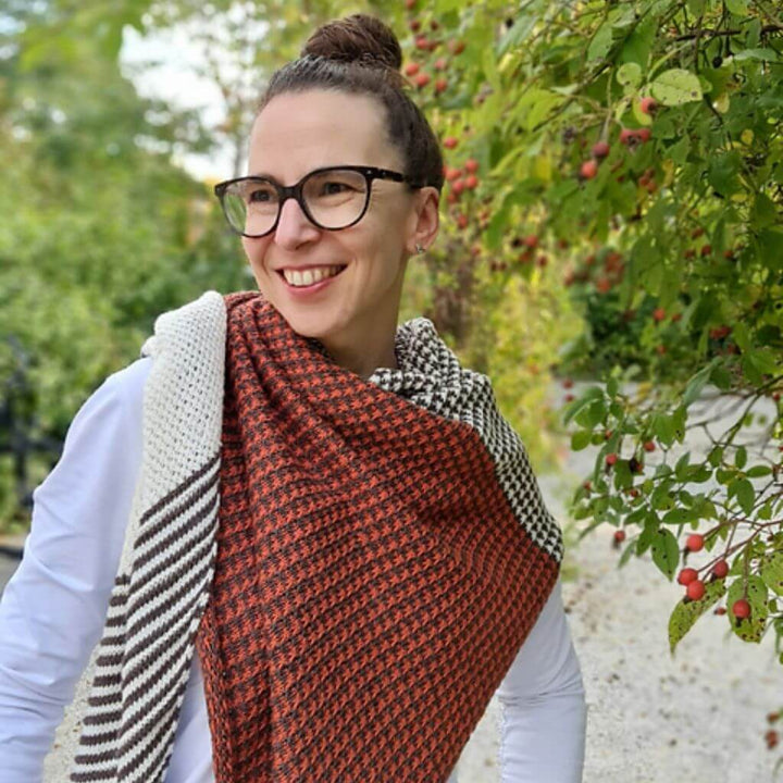 Joel Joel Design Pattern Tuch Ninelle Strickanleitung - Joel Joel Design (PDF) Lieblingsgarn