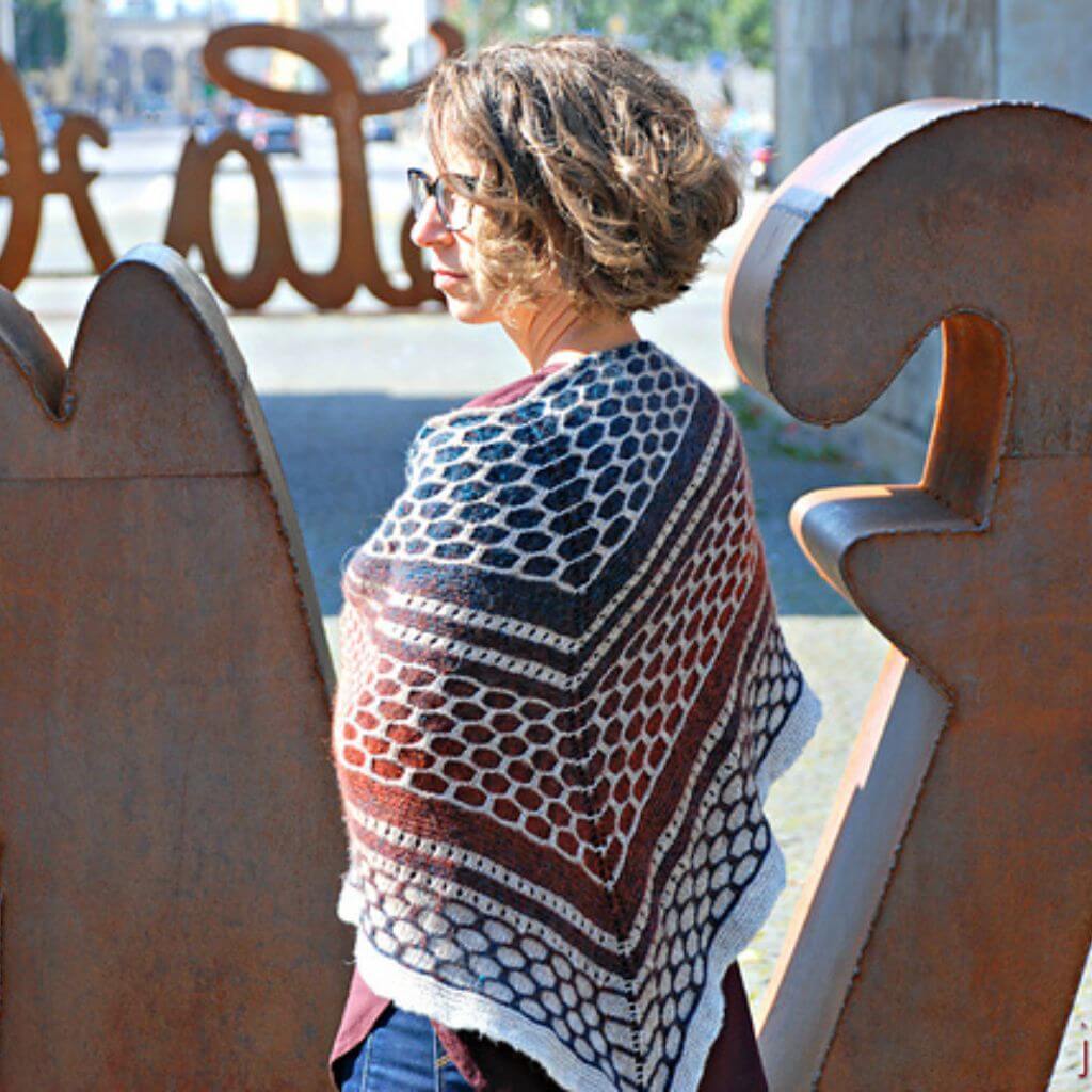 Joel Joel Design Pattern Tuch Philine Strickanleitung - Joel Joel Design (PDF) Lieblingsgarn