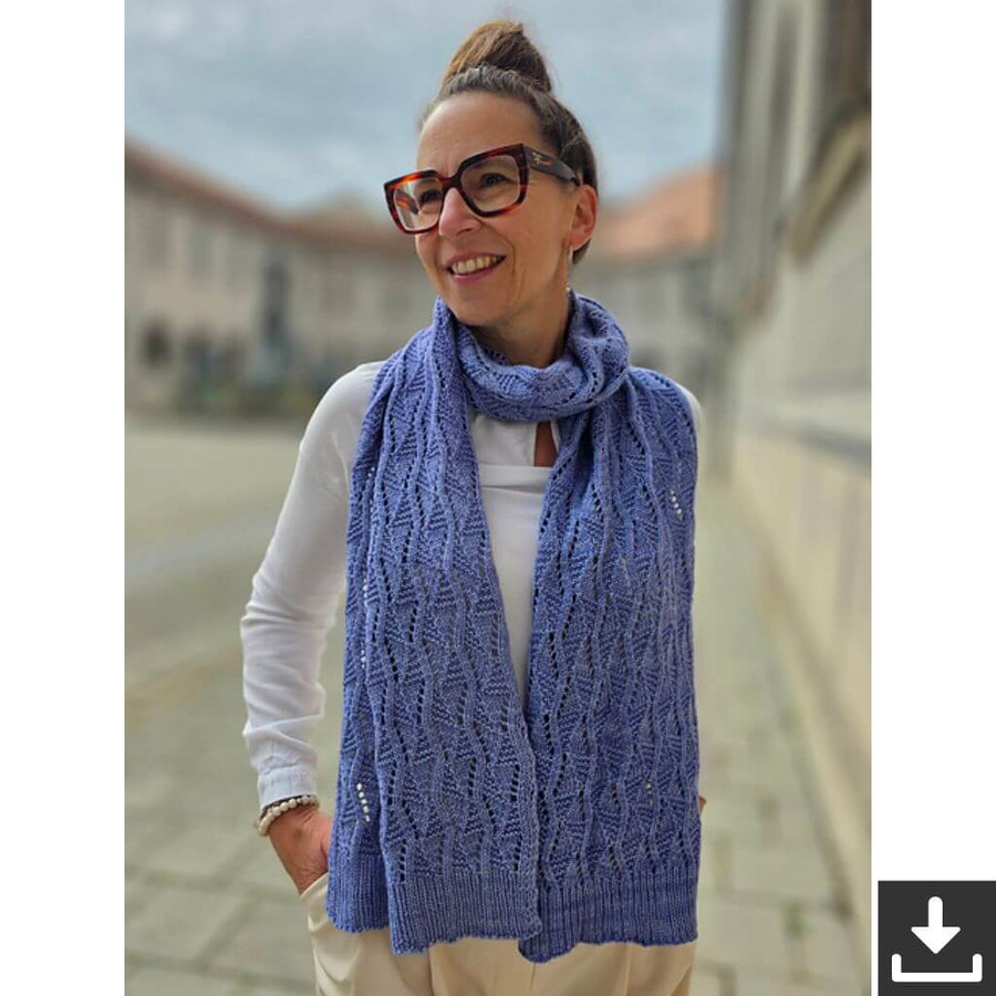 Joel Joel Design Pattern Schal Trillare Strickanleitung - Joel Joel Design (PDF) Lieblingsgarn