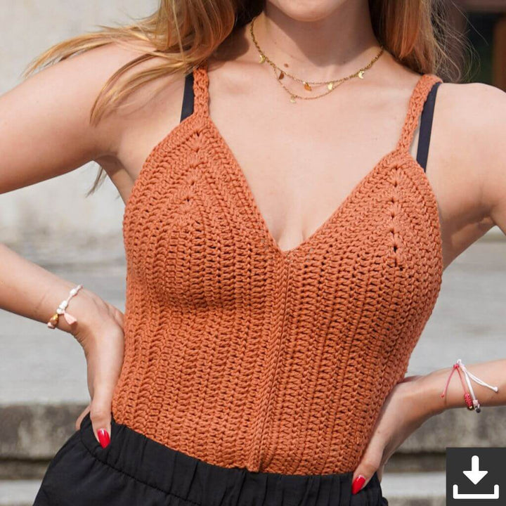 Judith Jelena Pattern Häkeltop EverydaySummer Häkelanleitung - Judith Jelena (PDF) Lieblingsgarn