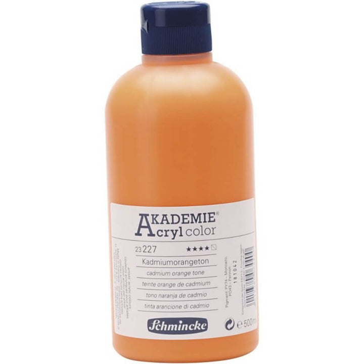 Schmincke 500 ml / Kadmiumorangeton Schmincke Akademie Acryl Farben Lieblingsgarn