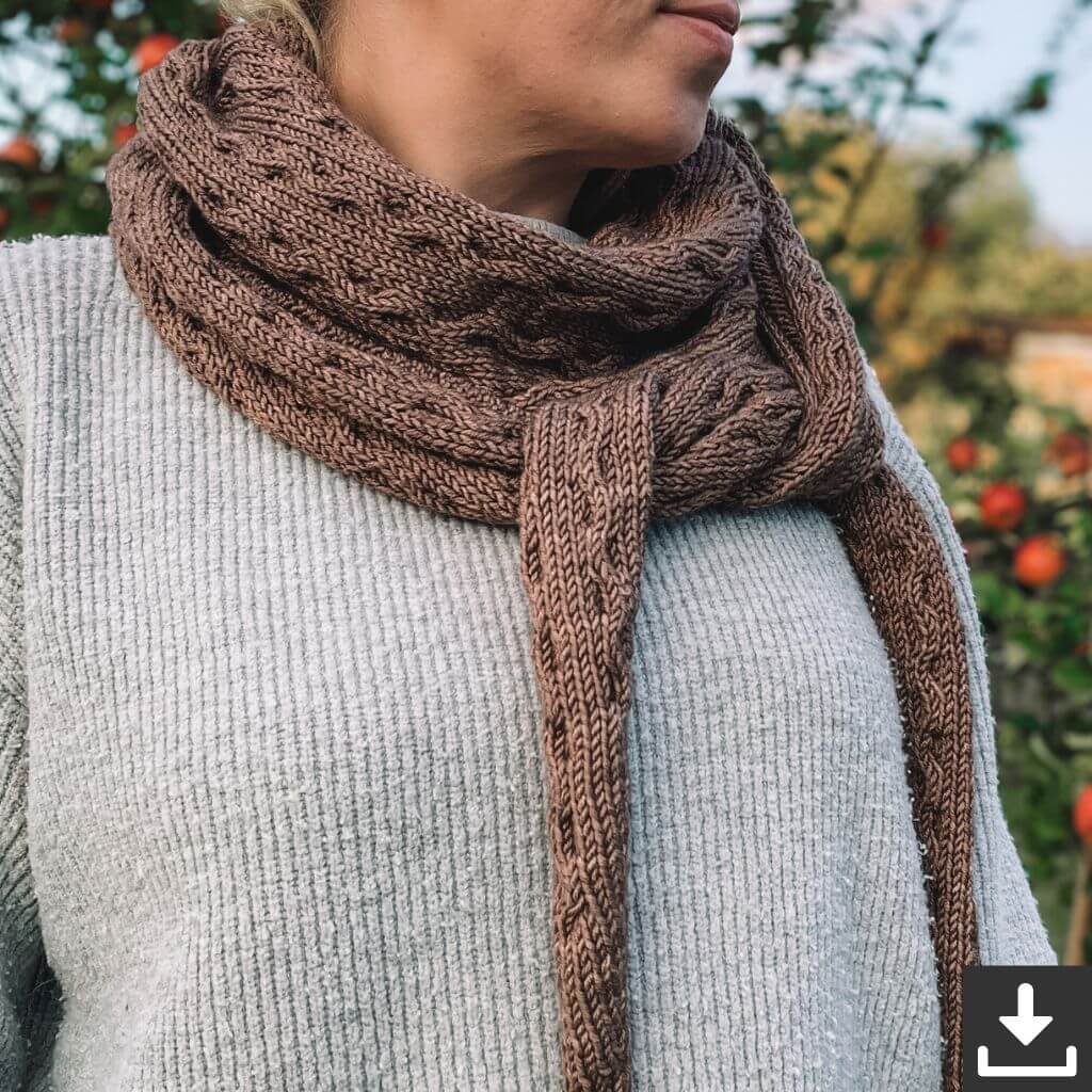 Katharina Lehmann Tuch Hazelnut Shawl Strickanleitung - Rina Lehmann (PDF) Lieblingsgarn