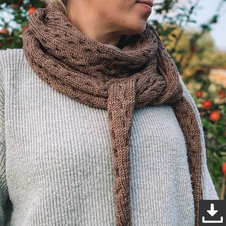 Katharina Lehmann Tuch Hazelnut Shawl Strickanleitung - Rina Lehmann (PDF) Lieblingsgarn