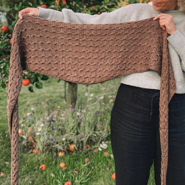 Katharina Lehmann Tuch Hazelnut Shawl Strickanleitung - Rina Lehmann (PDF) Lieblingsgarn