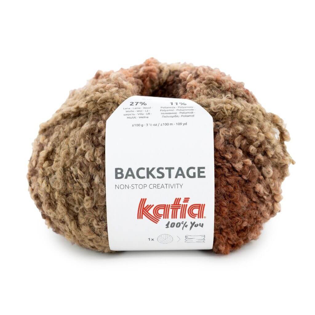 Katia 0201 - Braun-Grau Katia Backstage Lieblingsgarn