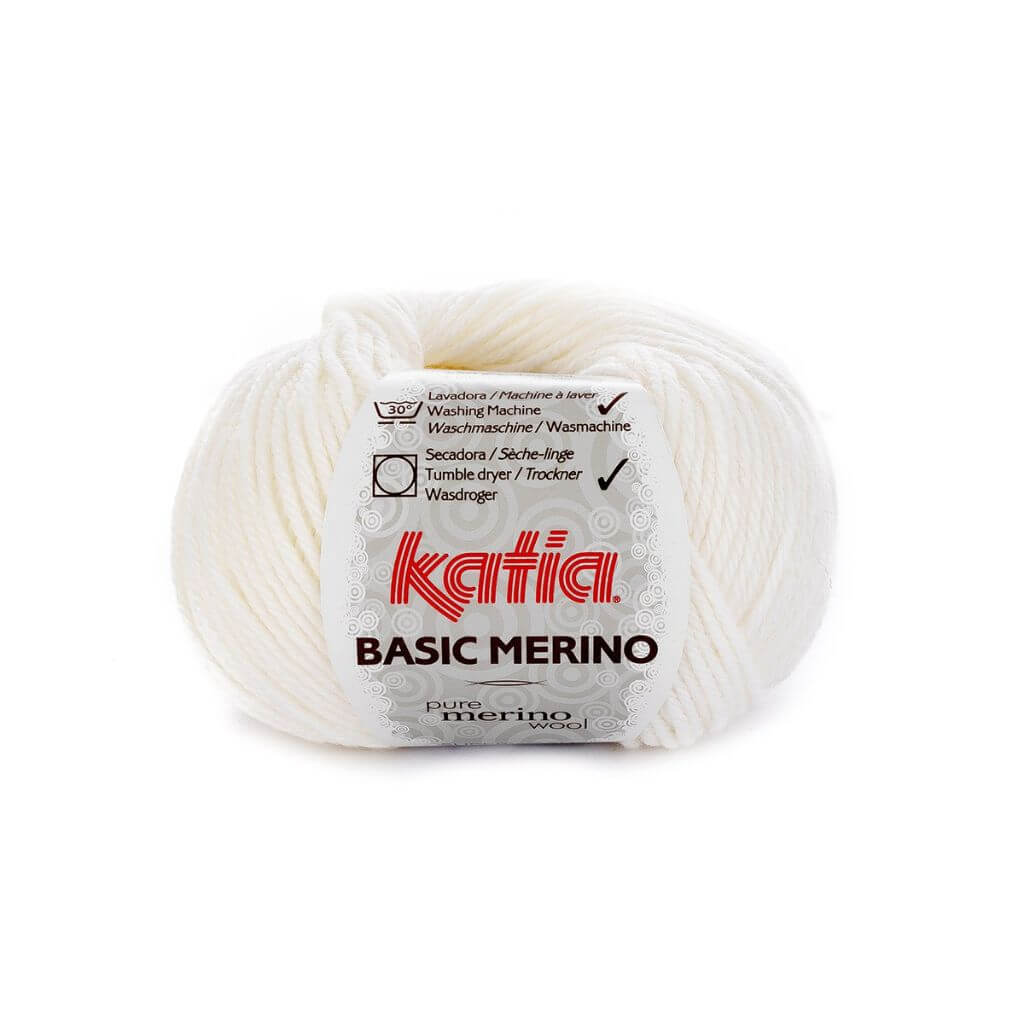 Katia 1 - Weiß Katia Basic Merino 50 g Lieblingsgarn