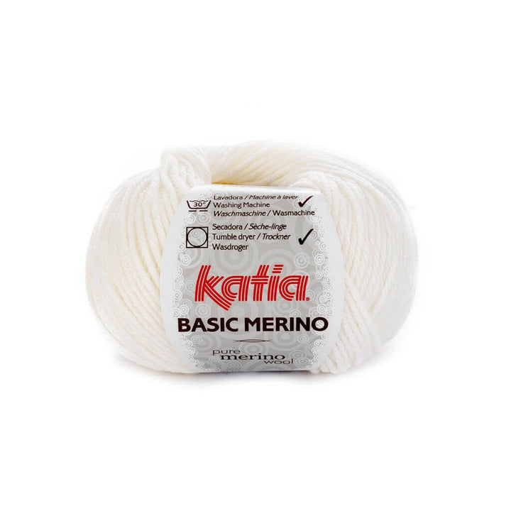 Katia 1 - Weiß Katia Basic Merino 50 g Lieblingsgarn