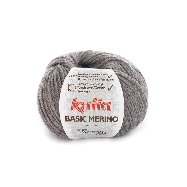 Katia 13 - Mittelgrau Katia Basic Merino 50 g Lieblingsgarn