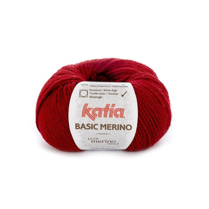 Katia 22 - Weinrot Katia Basic Merino 50 g Lieblingsgarn