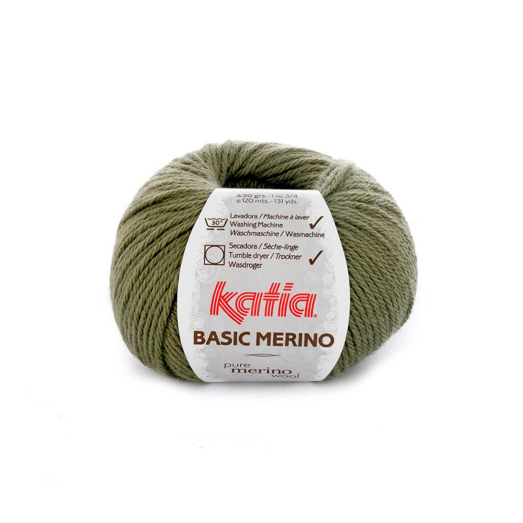 Katia 70 - Khaki Katia Basic Merino 50 g Lieblingsgarn