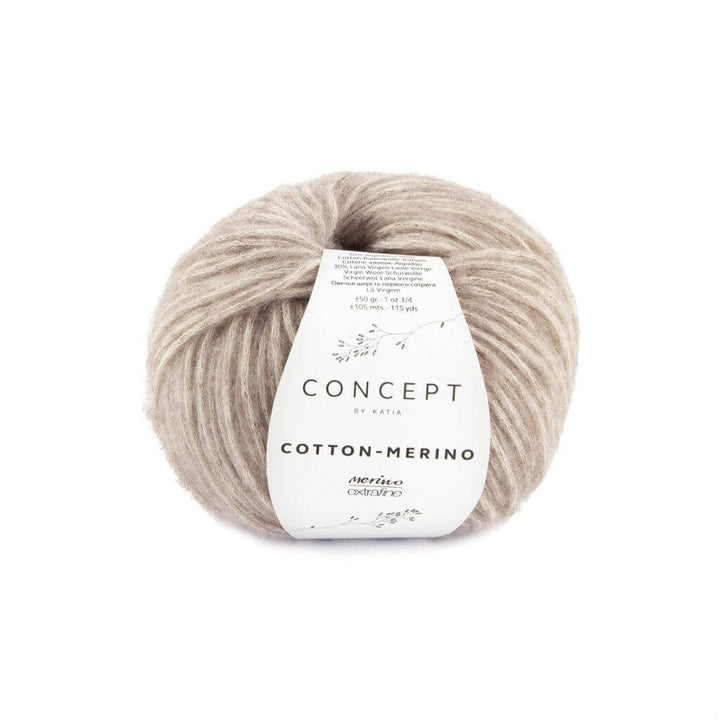 Katia 139 - Rehbraun Katia Cotton Merino 50 g Lieblingsgarn
