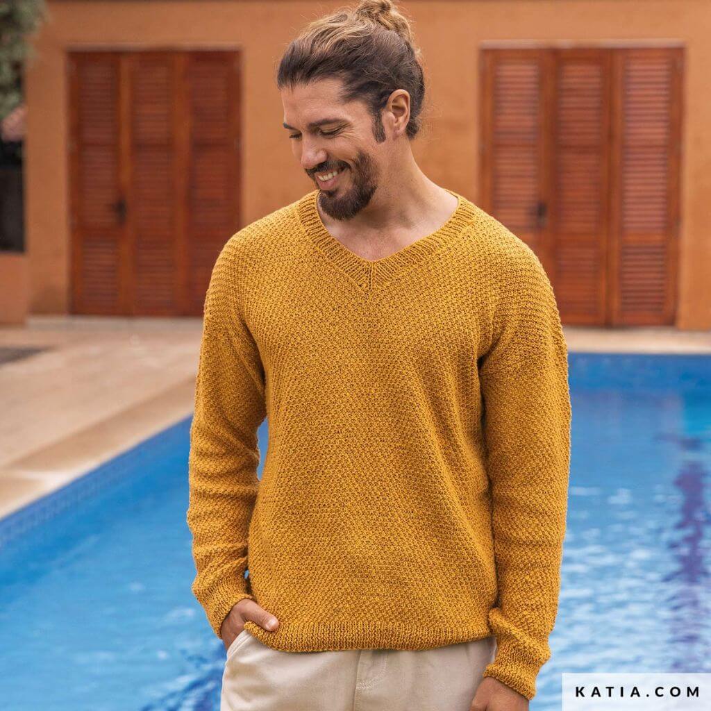 Katia Herrenpullover Strickanleitung - Katia (Heft) Lieblingsgarn