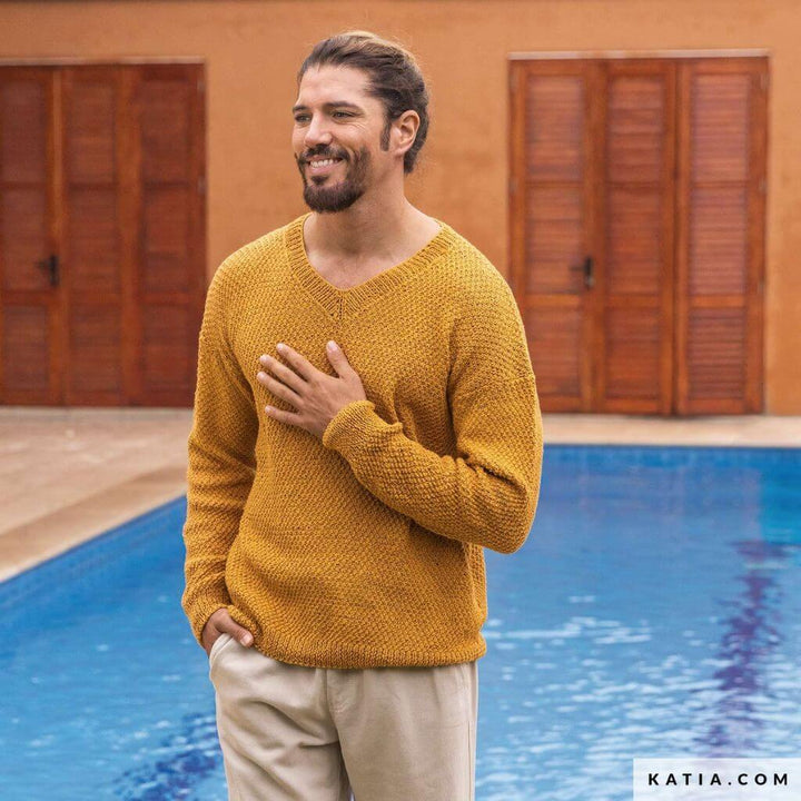 Katia Herrenpullover Strickanleitung - Katia (Heft) Lieblingsgarn