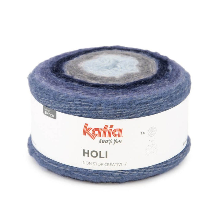 Katia 0511 - Blau-Ozeanblau-Grau Katia Holi Lieblingsgarn