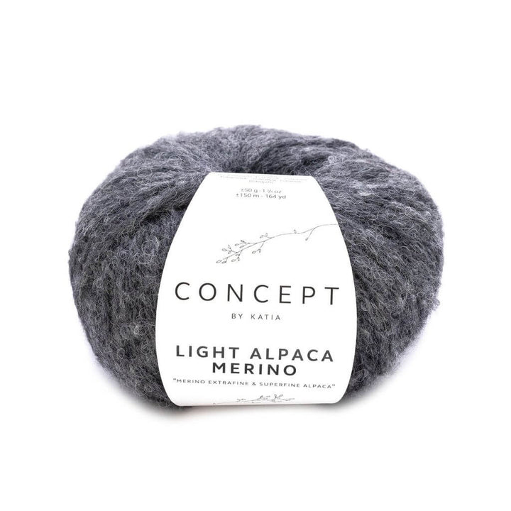 Katia 202 - Dunkelgrau Katia Light Alpaca Merino Lieblingsgarn
