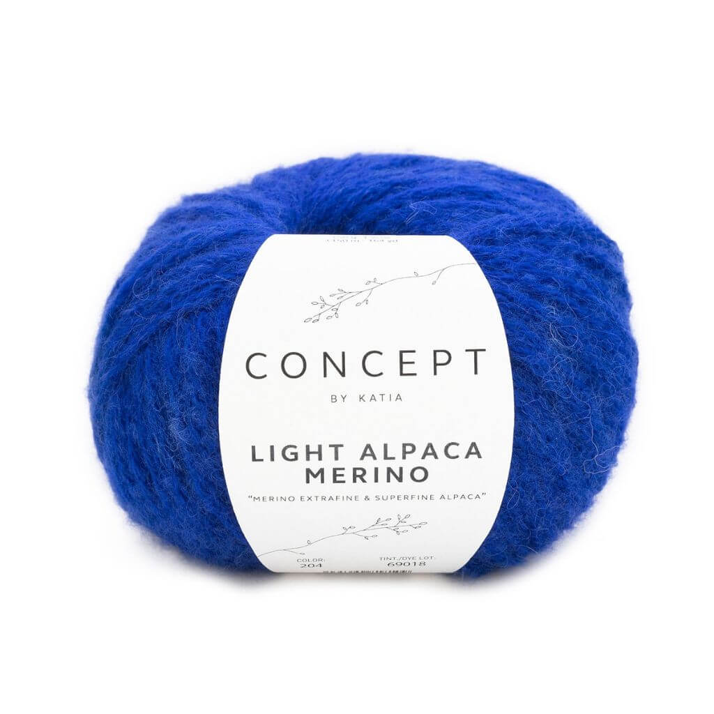 Katia 204 - Königsblau Katia Light Alpaca Merino Lieblingsgarn