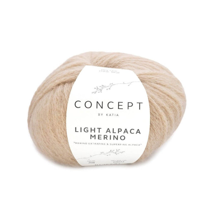 Katia 208 - Sand Katia Light Alpaca Merino Lieblingsgarn