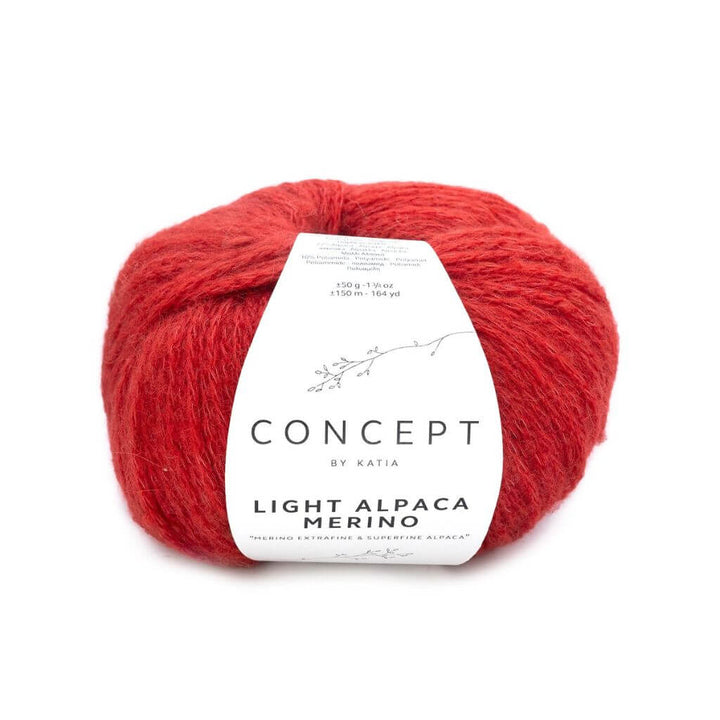 Katia 209 - Scharlachrot Katia Light Alpaca Merino Lieblingsgarn