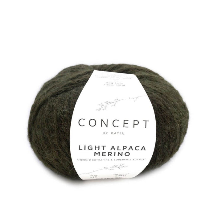 Katia 213 - Moosgrün Katia Light Alpaca Merino Lieblingsgarn