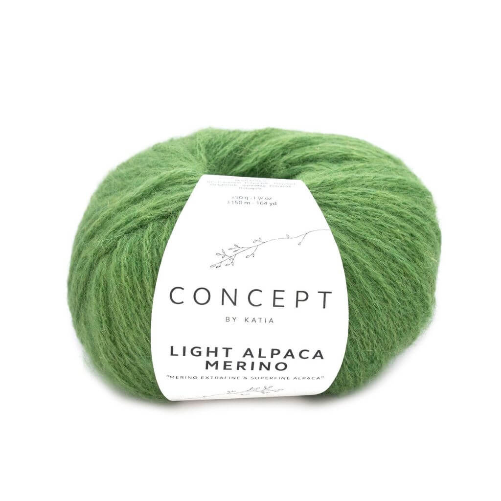 Katia 214 - Wiese grün Katia Light Alpaca Merino Lieblingsgarn