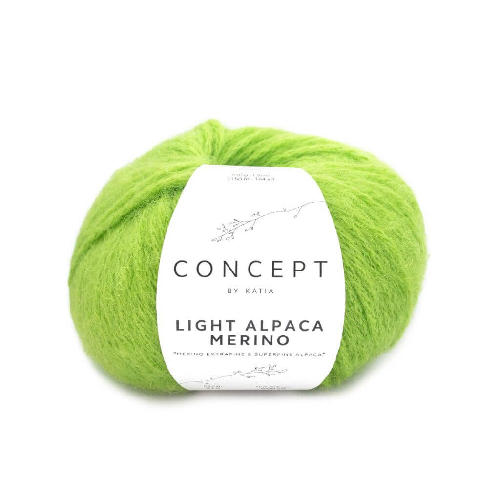 Katia 215 - Limonengrün Katia Light Alpaca Merino Lieblingsgarn