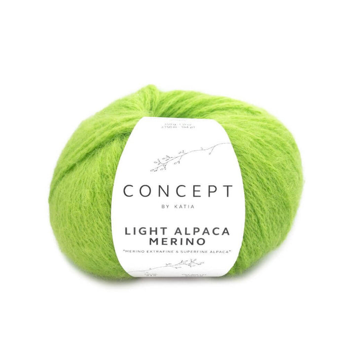Katia 215 - Limonengrün Katia Light Alpaca Merino Lieblingsgarn