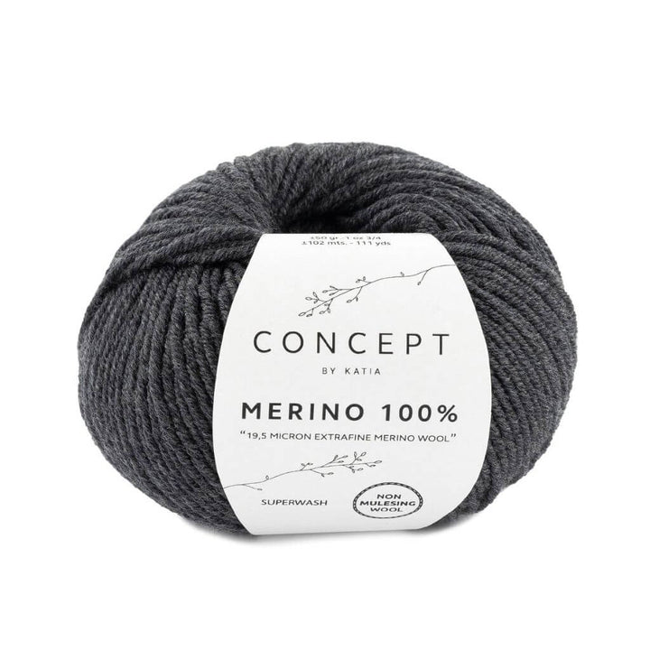 Katia 503 - Dunkelgrau Katia Merino 100 % Lieblingsgarn