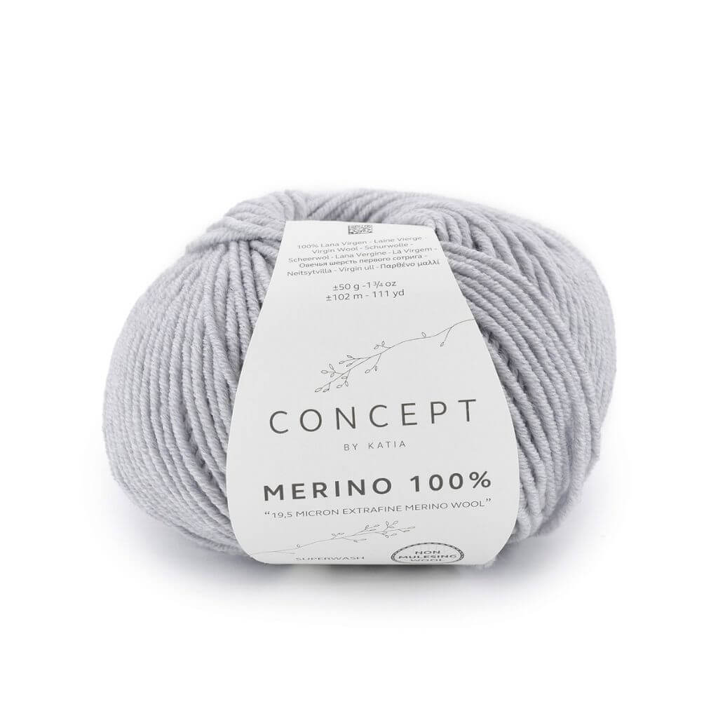 Katia 506 - Hellgrau Katia Merino 100 % Lieblingsgarn