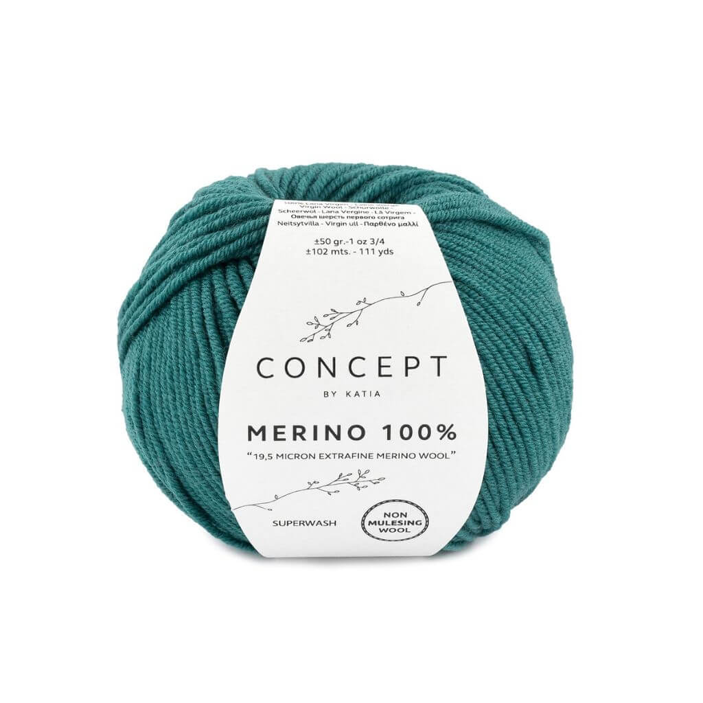 Katia 54 - Grün Katia Merino 100 % Lieblingsgarn