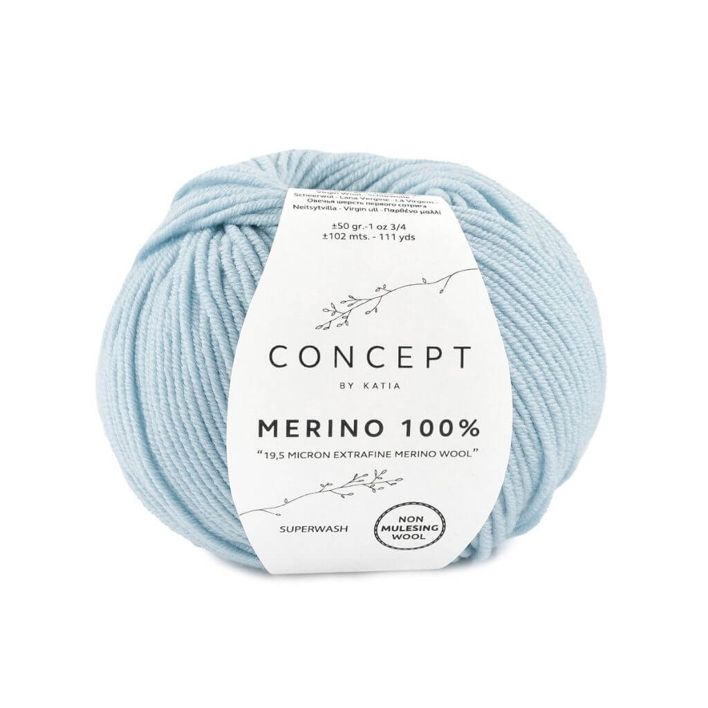 Katia 67 - Himmelblau Katia Merino 100 % Lieblingsgarn