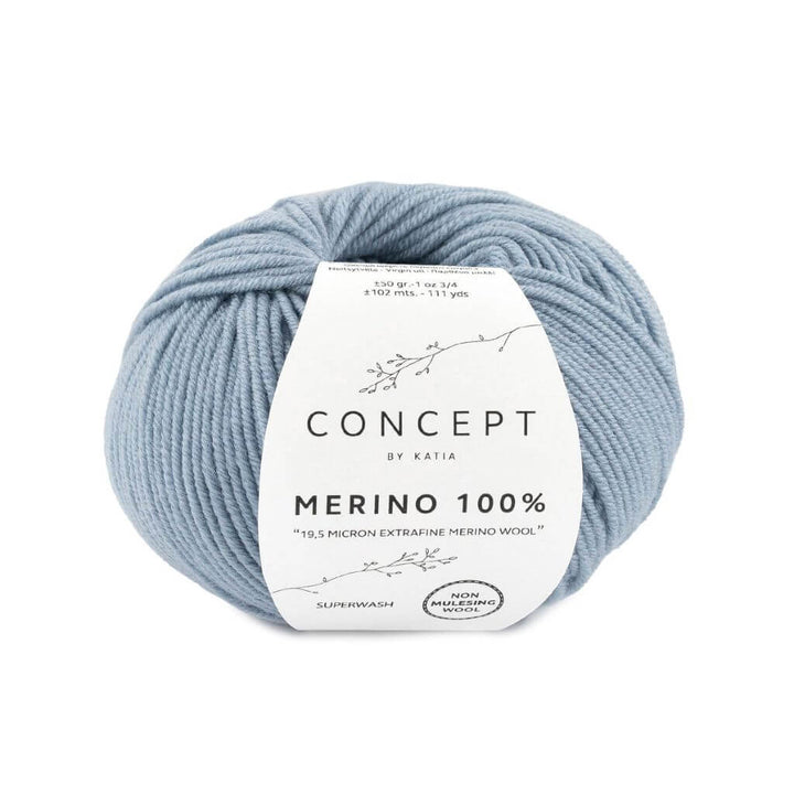 Katia 94 - Helljeans Katia Merino 100 % Lieblingsgarn