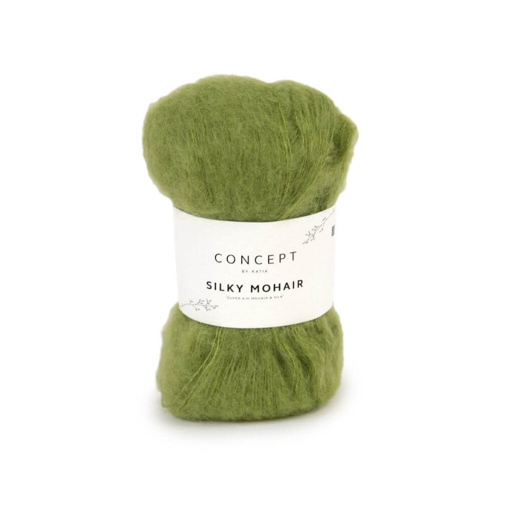 Katia 0120 - Grasgrün Katia Silky Mohair Lieblingsgarn