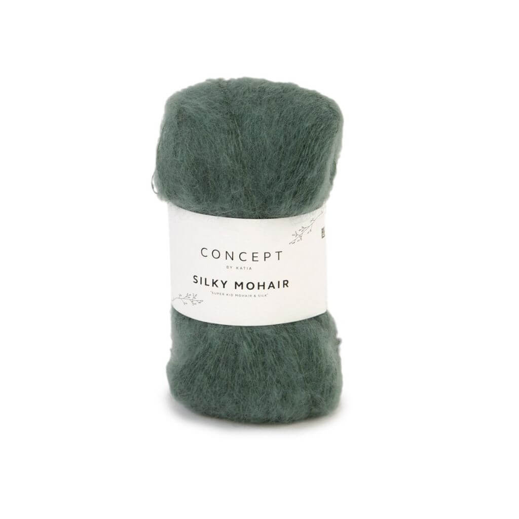Katia 0122 - Flaschengrün Katia Silky Mohair Lieblingsgarn