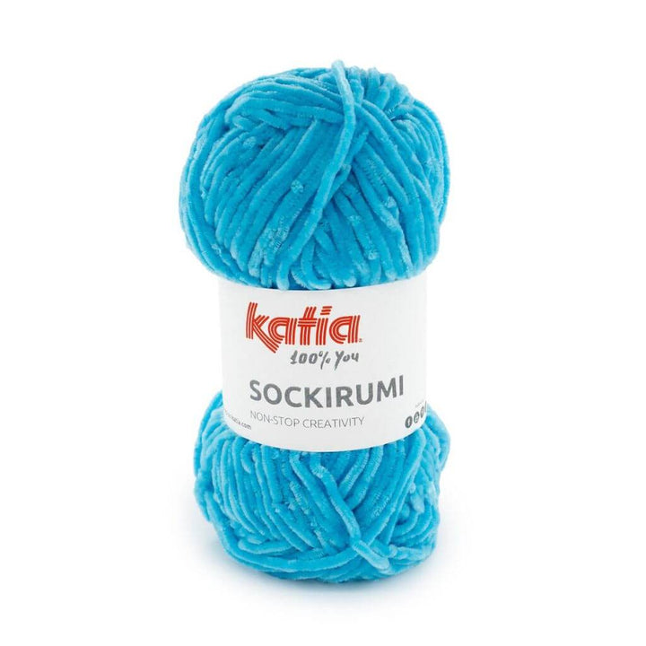 Katia 0113 - Blau-Zyan Katia Sockirumi Lieblingsgarn
